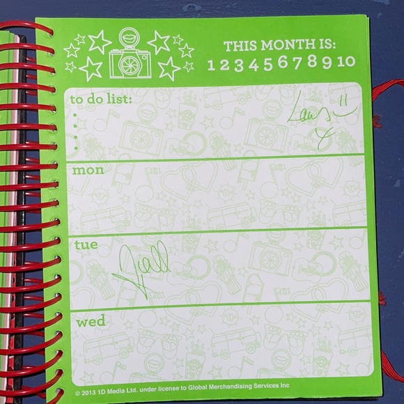 One Direction Planner Notebook - Picture 6 of 7